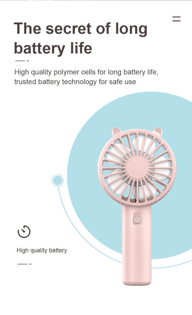 Cute Pet Fan,Packet Fan, Handheld Fan, K1 Mini Fan, Cooling Fan K1, Rechargeable Fan, K1 Portable Fan